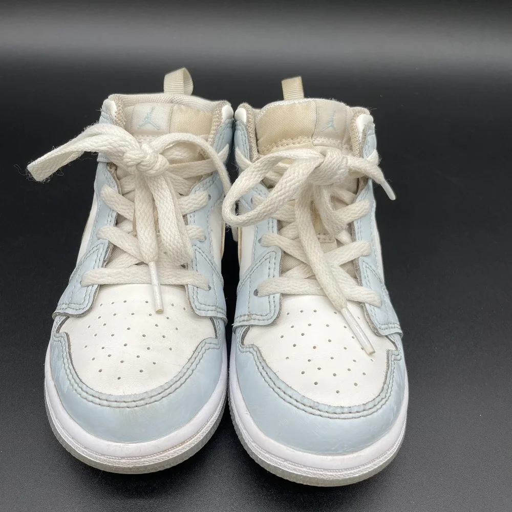 Toddler's Jordan 1 Mid SE Blue Tint/Ice Blue (FQ9116 400) 10 C